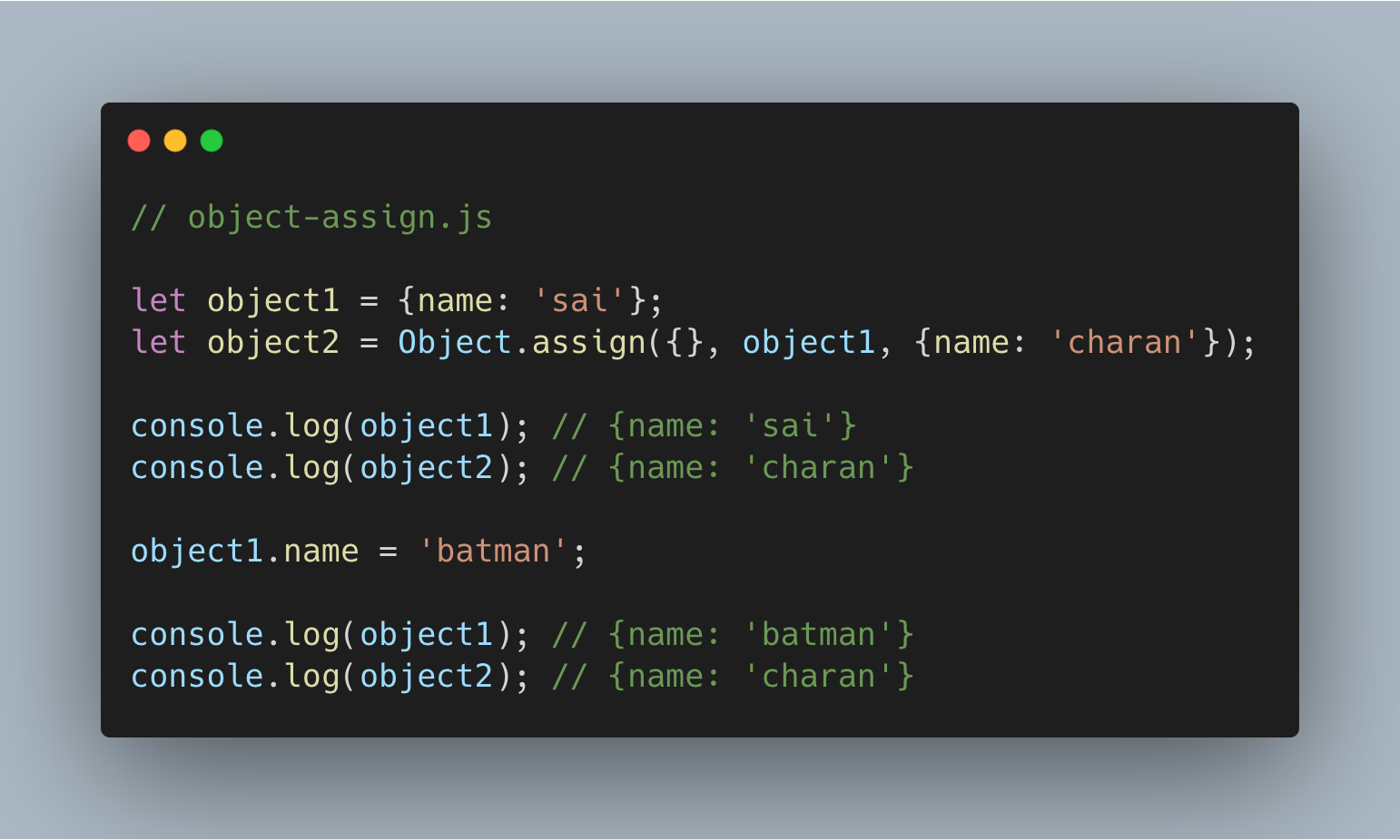Object Assign